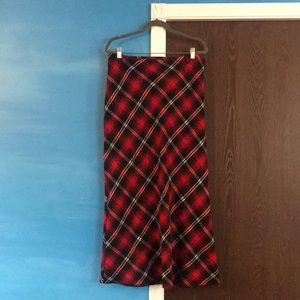 Ankle length winter skirt